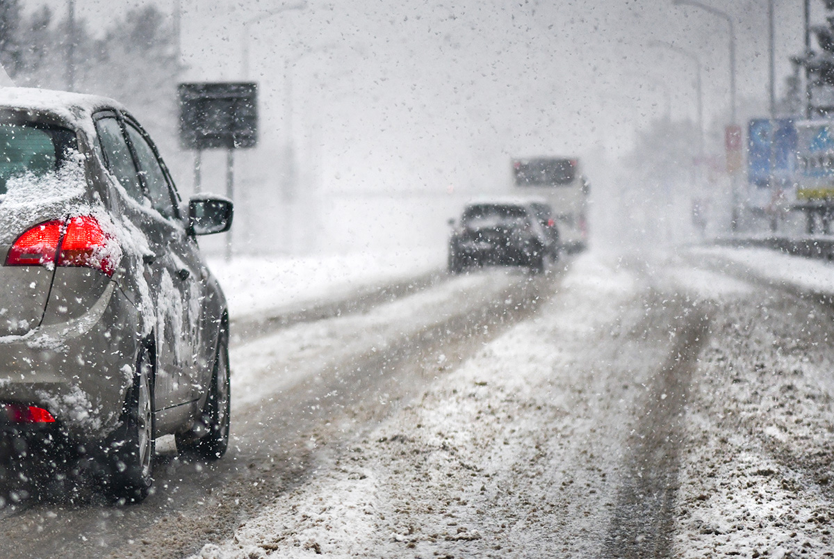 Winter Driving Safety Tip #2: Adjust your driving to the weather.