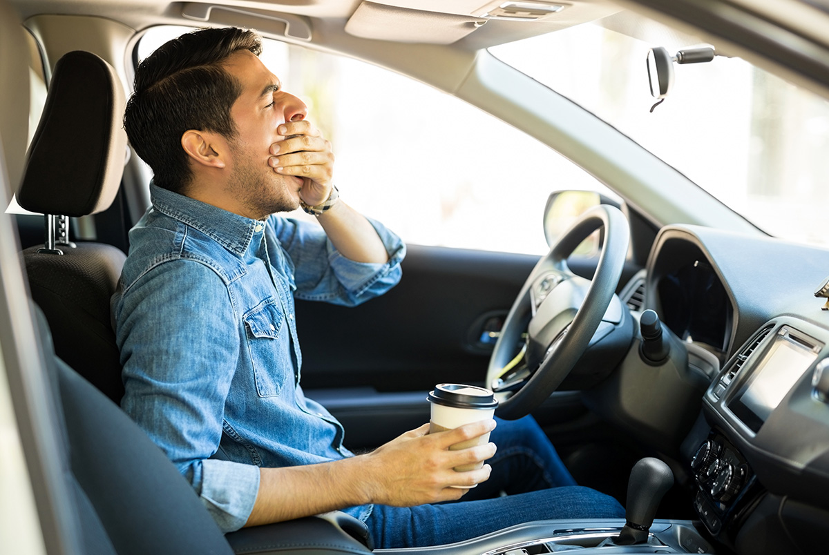 Common Causes of Car Accidents #5: Drowsy driving.